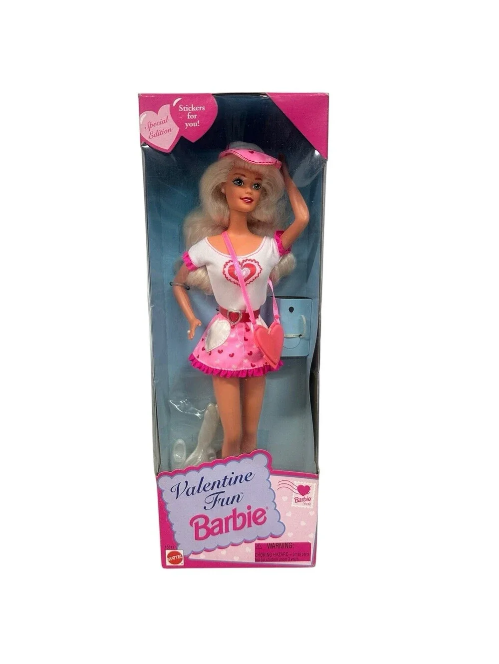 METTEL 1996 BARBIE DOLL VALENTINE FUN SPECIAL EDITION 16311 VINTAGE - NEW IN BOX